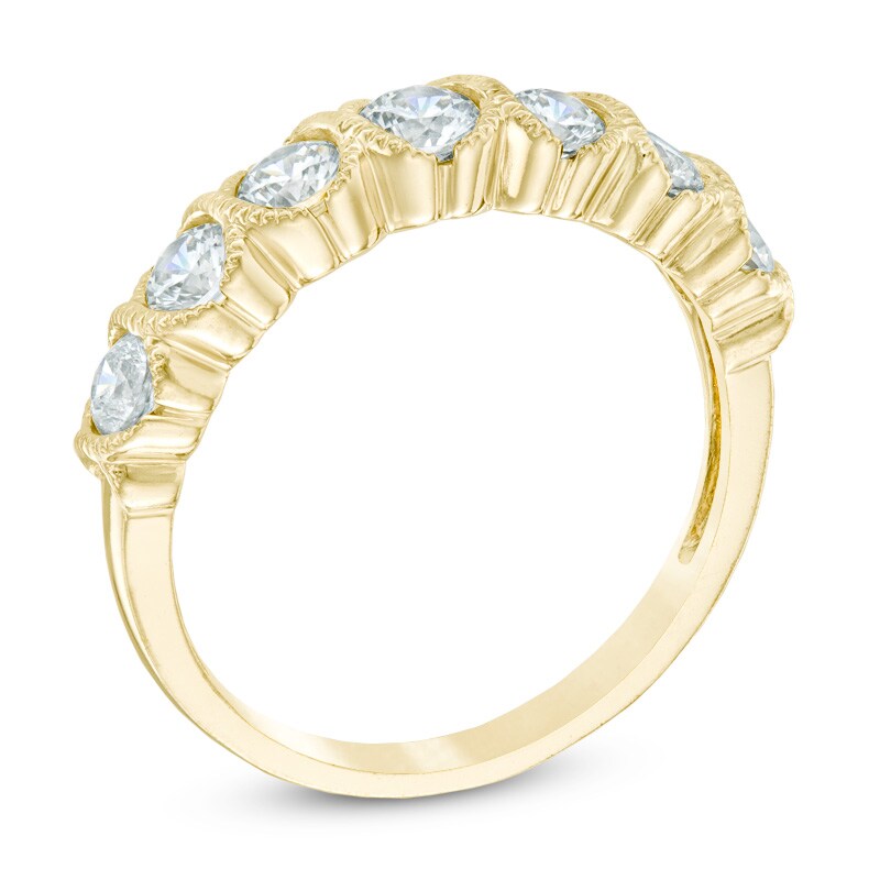 1/2 CT. T.W. Diamond Seven Stone Anniversary Band in 14K Gold