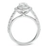 Thumbnail Image 2 of 2 CT. T.W. Diamond Oval Frame Bridal Set in 14K White Gold