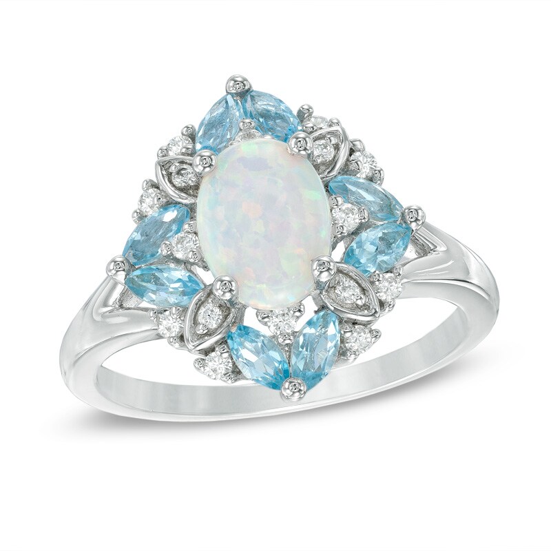 6... 2 Each OPAL RINGS CRYSTALS GEMSTONE SEMI-PRECIOUS VINTAGE LOT 168UP