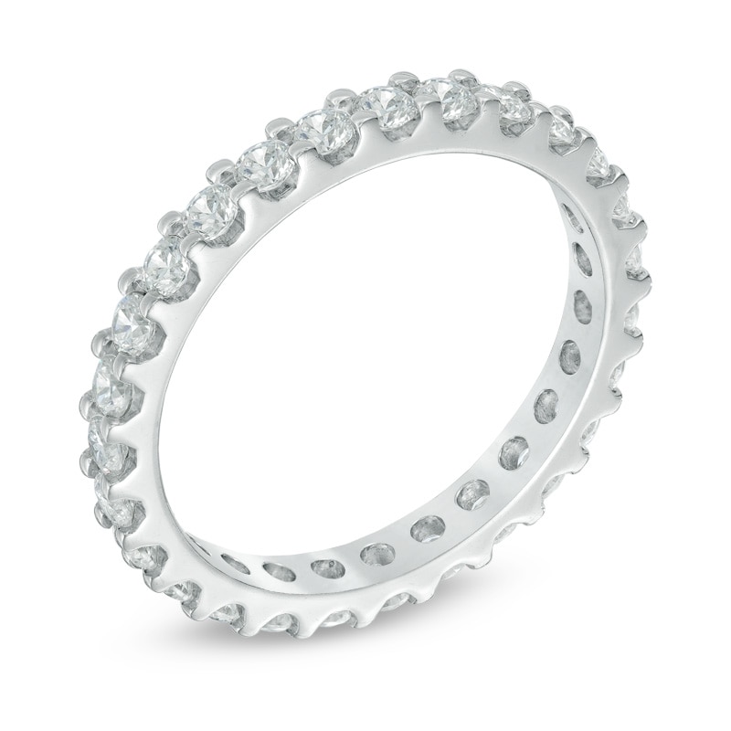 Main Image 2 of 1 CT. T.W. Diamond Eternity Band in Platinum