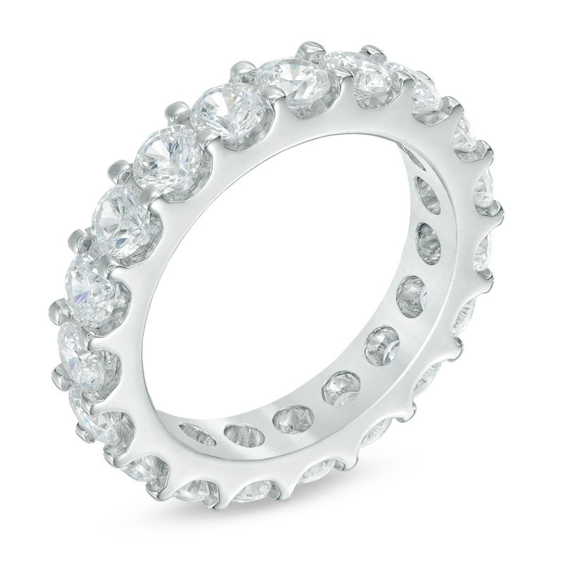 Main Image 2 of 3 CT. T.W. Diamond Eternity Band in Platinum