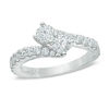 Thumbnail Image 0 of Ever Us™ 1/2 CT. T.W. Two-Stone Diamond Ring in 14K White Gold