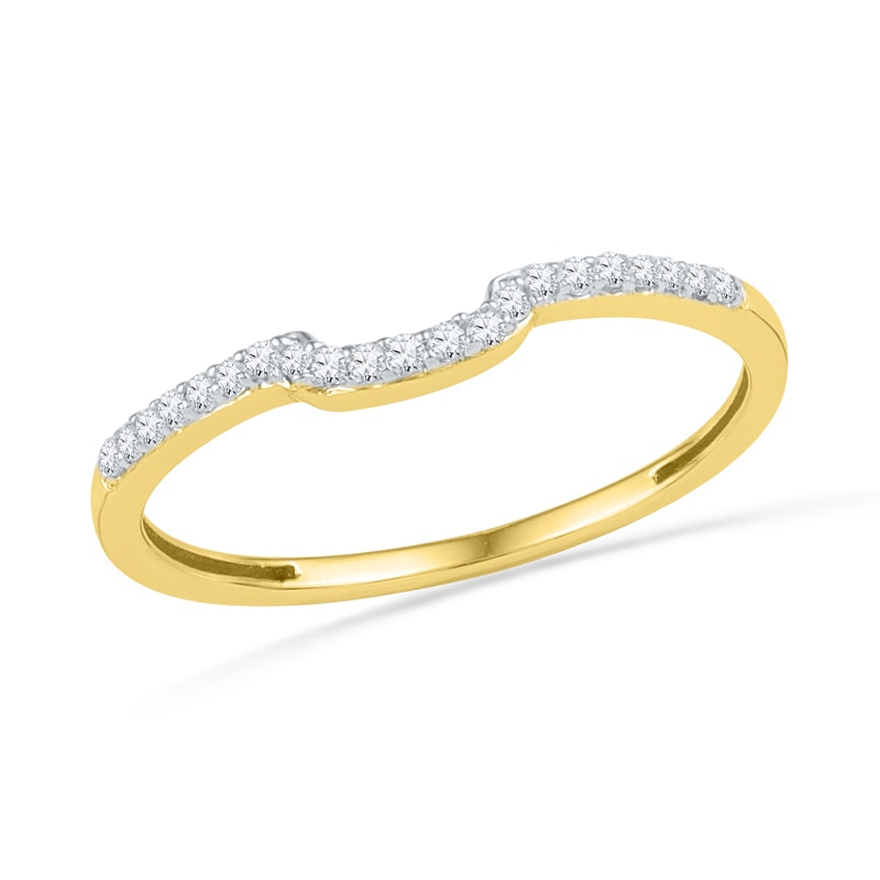 Main Image 3 of 1/3 CT. T.W. Diamond Cushion Frame Double-Row Bridal Set in 10K Gold