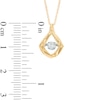 Thumbnail Image 1 of 1/3 CT. Diamond Solitaire Teardrop Pendant in 10K Gold