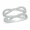 Thumbnail Image 0 of 3/4 CT. T.W. Diamond Double Row Solitaire Enhancer in 14K White Gold