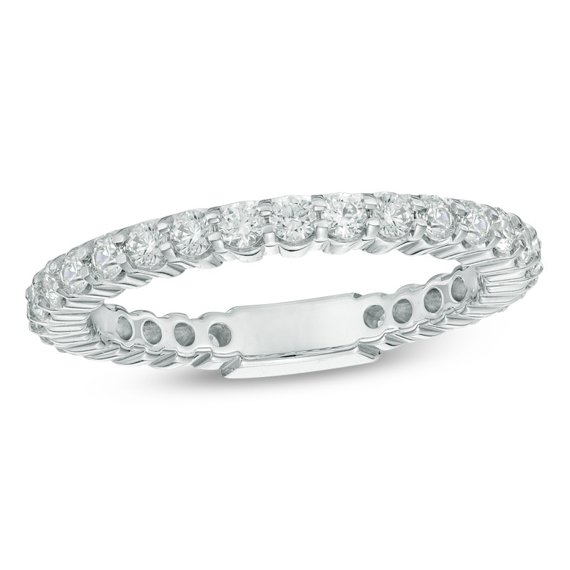 Main Image 1 of 1 CT. T.W. Diamond Eternity Band in 14K White Gold