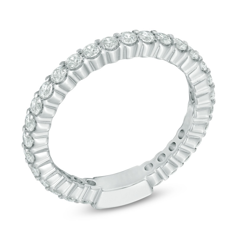 Main Image 2 of 1 CT. T.W. Diamond Eternity Band in 14K White Gold