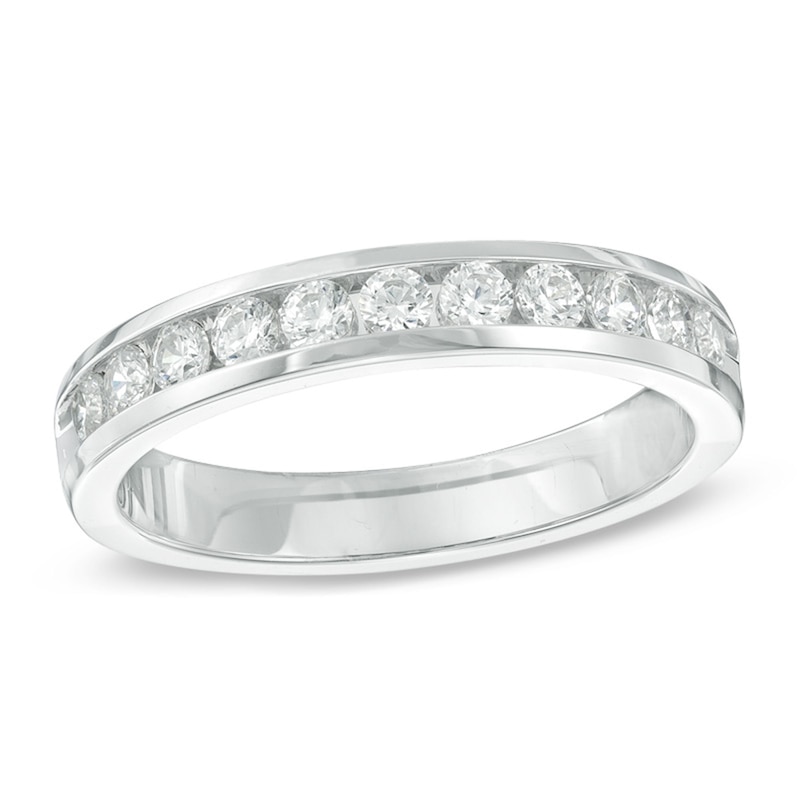 1/4 CT. T.W. Diamond Band in 14K White Gold | Zales Outlet