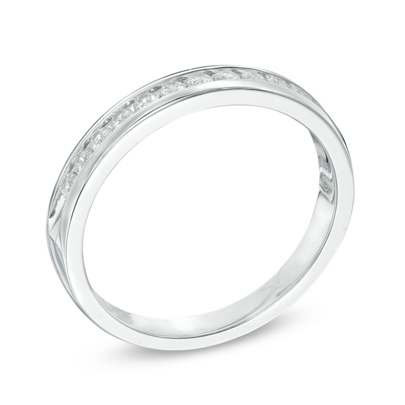 Main Image 2 of 1/4 CT. T.W. Diamond Band in 14K White Gold