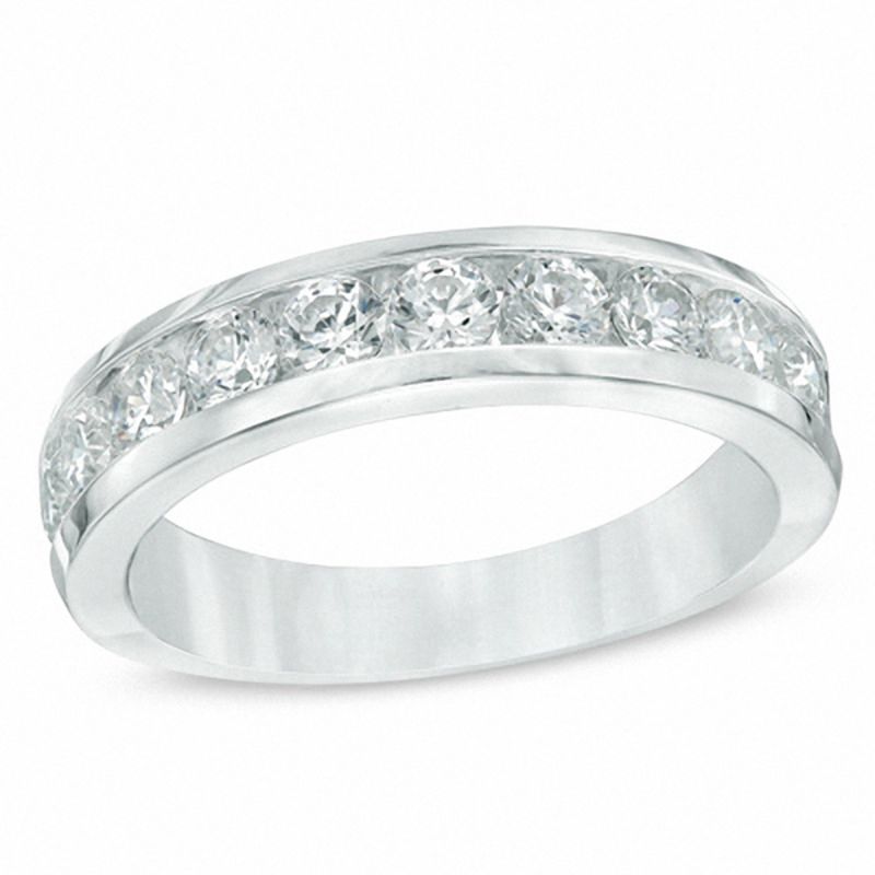 1 CT. T.W. Diamond Band in 14K White Gold