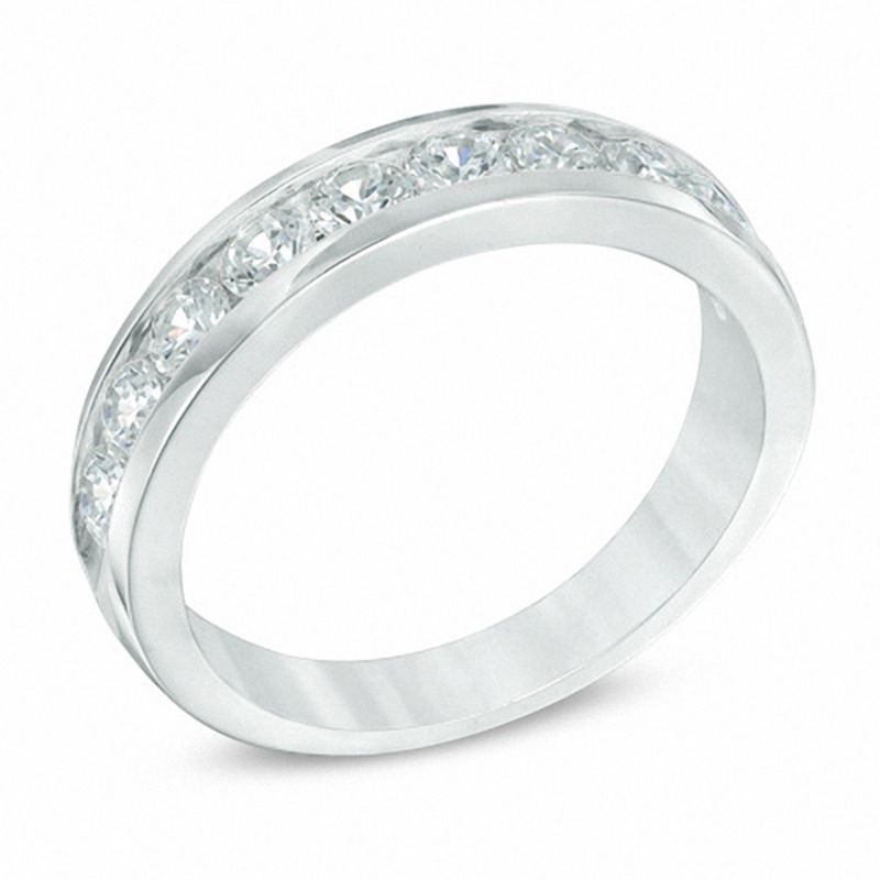 Main Image 2 of 1 CT. T.W. Diamond Band in 14K White Gold