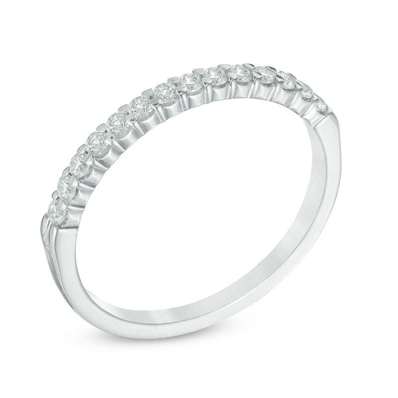 Main Image 2 of 1/4 CT. T.W. Diamond Anniversary Band in 14K White Gold