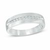 Thumbnail Image 0 of Men's 1/4 CT. T.W. Diamond Anniversary Band in 14K White Gold