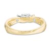 Thumbnail Image 2 of 1/2 CT. T.W. Diamond Past Present Future® Engagement Ring in 10K Gold