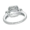 Thumbnail Image 3 of 1 CT. T.W. Emerald-Cut DiamondPast Present Future® Octagonal Frame Engagement Ring in 14K Two-Tone Gold