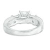 Thumbnail Image 3 of 2-3/4 CT. T.W. Princess-Cut Diamond Past Present Future® Bridal Set in 14K White Gold
