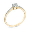 Thumbnail Image 2 of 1/15 CT. T.W. Multi-Diamond Promise Ring in 10K Gold