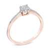 Thumbnail Image 1 of Diamond Accent Promise Ring in 10K Rose Gold