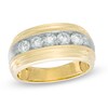 Thumbnail Image 0 of Men's 1 CT. T.W. Diamond Wedding Band in 14K Gold