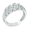 Thumbnail Image 2 of 1/4 CT. T.W. Diamond Cascading Anniversary Ring in 10K White Gold