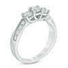 Thumbnail Image 1 of 1 CT. T.W. Diamond Past Present Future® Ring in 10K White Gold