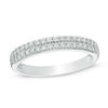 Thumbnail Image 1 of 1/3 CT. T.W. Diamond Double Row Band in 14K White Gold