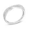 Thumbnail Image 2 of 1/5 CT. T.W. Diamond Twist Contour Band in 14K White Gold