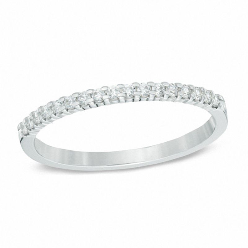 1/6 CT. T.W. Diamond Band in 14K White Gold