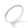 Thumbnail Image 3 of 1/6 CT. T.W. Diamond Band in 14K White Gold