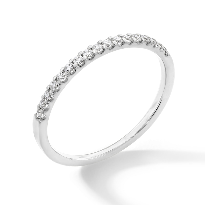 Main Image 3 of 1/6 CT. T.W. Diamond Band in 14K White Gold