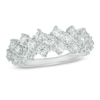 Thumbnail Image 0 of 1 CT. T.W. Diamond Triple Row Anniversary Band in 10K White Gold