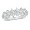 Thumbnail Image 0 of 1 CT. T.W. Diamond Triple Row Anniversary Band in 10K White Gold