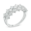 Thumbnail Image 1 of 1 CT. T.W. Diamond Triple Row Anniversary Band in 10K White Gold