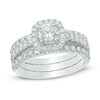 Thumbnail Image 1 of 1-3/4 CT. T.W. Diamond Frame Three Piece Bridal Set in 14K White Gold