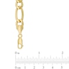 Thumbnail Image 1 of Men's 9.9mm Light Figaro Chain Bracelet in 10K Gold - 9.0"