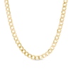 Thumbnail Image 1 of Men's 7.0mm Curb Chain Necklace in Hollow 14K Gold - 24"