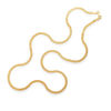 Thumbnail Image 1 of Men's 2.6mm Herringbone Chain Necklace in 14K Gold - 24"