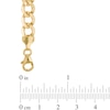 Thumbnail Image 2 of Men's 7.0mm Curb Chain Necklace in Hollow 14K Gold - 26"