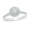 Thumbnail Image 0 of 1/2 CT. T.W. Diamond Double Frame Engagement Ring in 10K White Gold