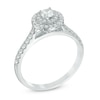 Thumbnail Image 1 of 1/2 CT. T.W. Diamond Double Frame Engagement Ring in 10K White Gold