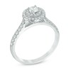 Thumbnail Image 2 of 1/2 CT. T.W. Diamond Double Frame Engagement Ring in 10K White Gold