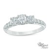 Thumbnail Image 1 of 1 CT. T.W. Diamond Past Present Future® Ring in 14K White Gold