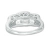 Thumbnail Image 3 of 1 CT. T.W. Diamond Frame Past Present Future® Engagement Ring in 14K White Gold