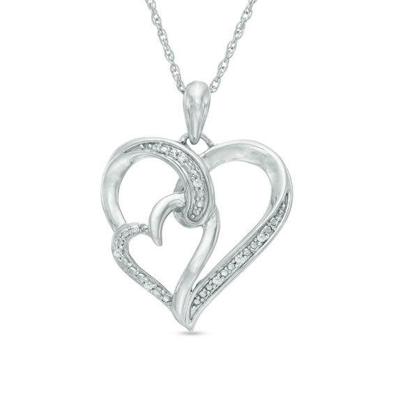 Zales heart pendant necklaces na jh