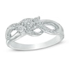 Thumbnail Image 1 of Diamond Accent Three Stone Promise Ring in Sterling Silver