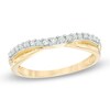 Thumbnail Image 0 of 1/5 CT. T.W. Diamond Twist Contour Wedding Band in 14K Gold