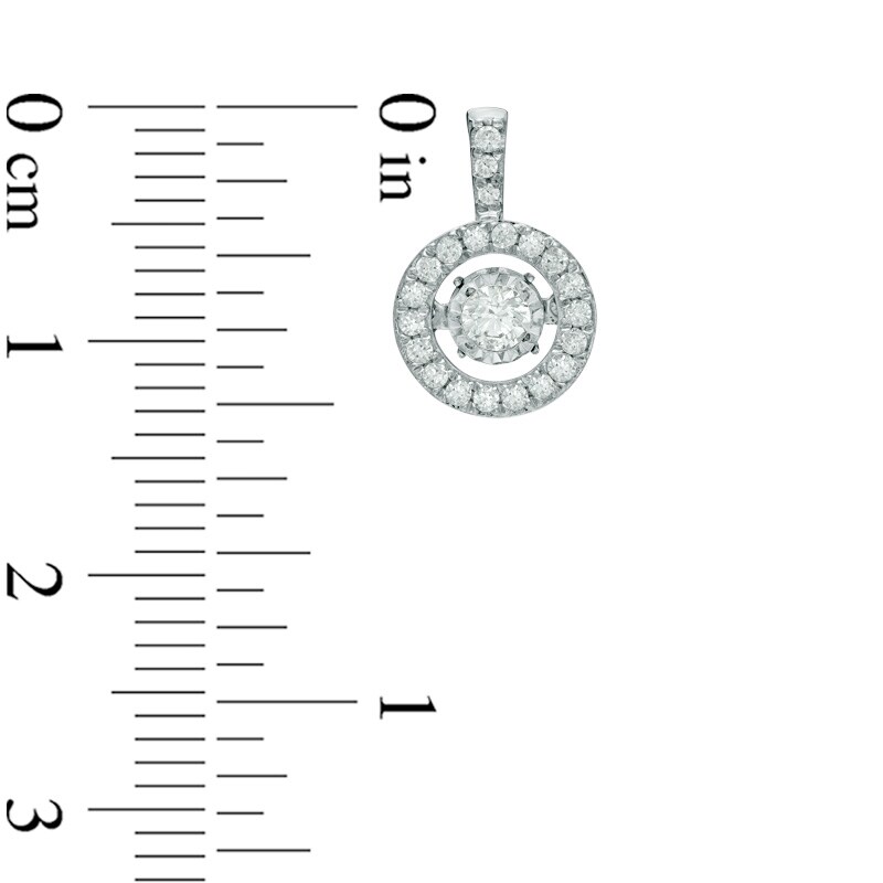 Unstoppable Love™ 3/4 CT. T.W. Diamond Frame Drop Earrings in Sterling Silver