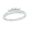 Thumbnail Image 2 of 1 CT. T.W. Princess-Cut Diamond Past Present Future® Engagement Ring in 14K White Gold