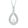 Thumbnail Image 0 of 1/3 CT. T.W. Certified Canadian Diamond Teardrop Pendant in 14K White Gold (I/I2)
