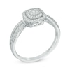 Thumbnail Image 2 of 1/5 CT. T.W. Composite Diamond Frame Promise Ring in 10K White Gold